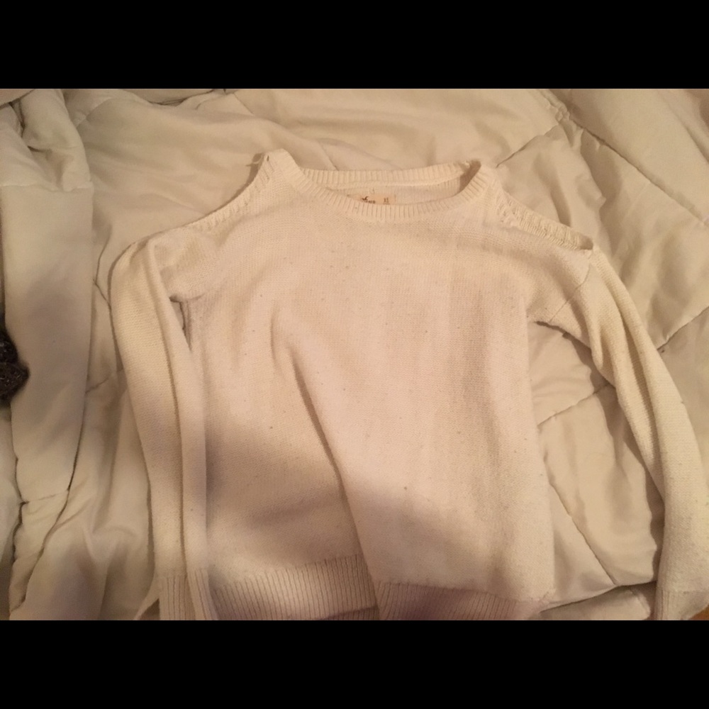 Hollister off the shoulder sweater